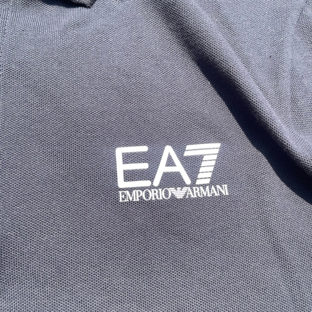 Black Emporio Armani Polo Shirt (S) - Picture 8 of 11